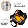 Borsa Pranzo Termica Nera Assassina con Coltello per Halloween per Donne Bambini Scatole per Cibo a Prova di Perdite Borsa Termica per Pranzo