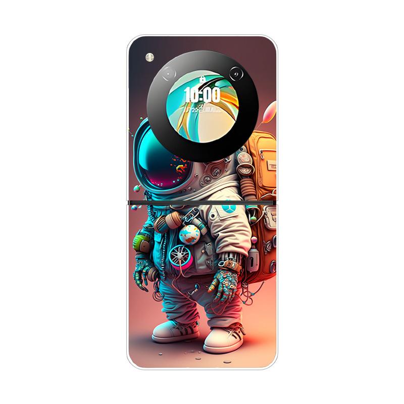 Pro ZTE Libero Flip Pouzdro Módní Roztomilý Kreslený Průhledné PC Tvrdá Skořepina Pouzdro na Telefon Pro ZTE Nubia Flip Flip2 Pouzdra Průhledné Fundas