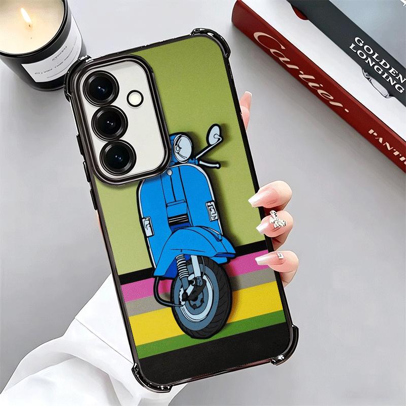 Retro Roller Weiche Handyhülle Für Samsung A17 A27 A07 A37 A57 A16 A56 A15 A55 A14 A54 A13 A53 A26 A36 A25 A35 A24 A34 A23 A33
