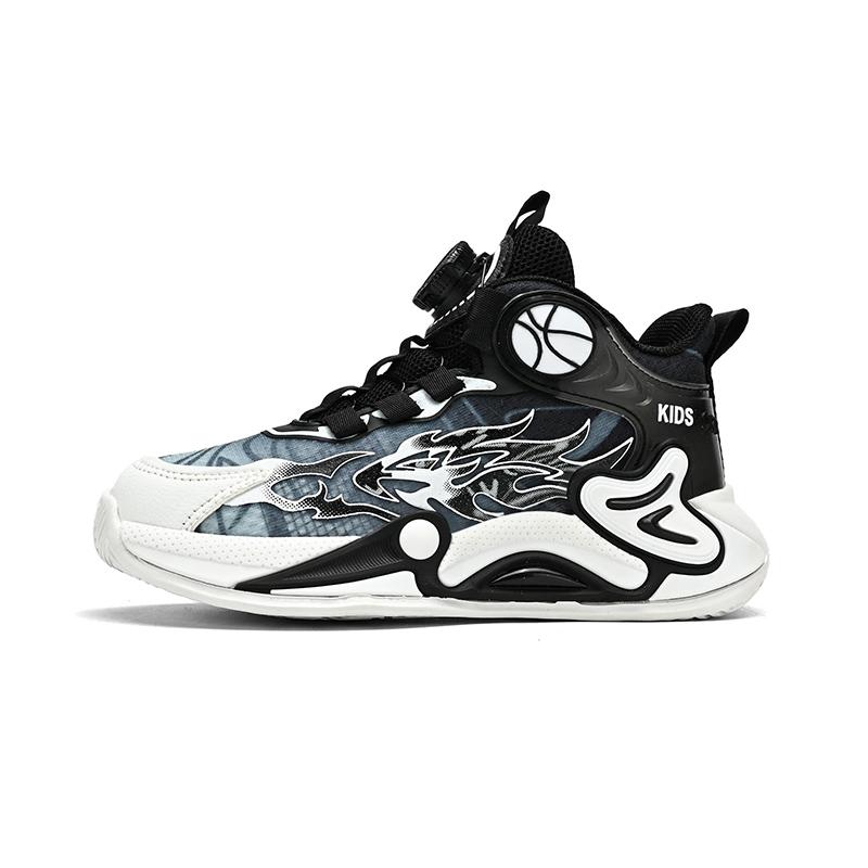 

Детская противоскользящая износостойкая модная спортивная обувь Повседневная обувь Профессиональные кроссовки 38 белый/чёрный