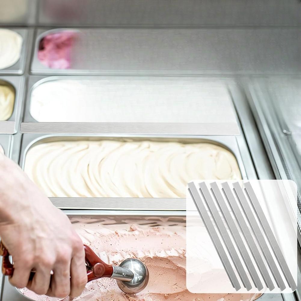For Buffet Lines 12-Inch Adapter Bar Stainless Steel Divider Stainless Steel Construction Rust Resistant Smooth Edges
