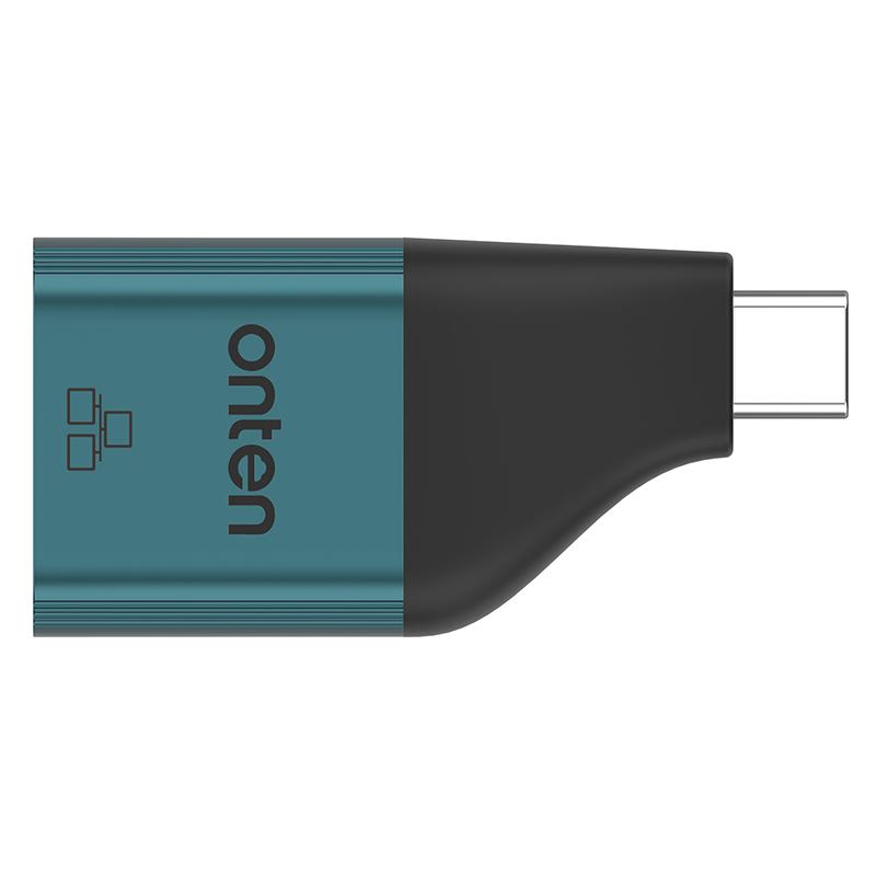 ONTEN UC101H USB-C to RJ45 Ethernet Adapter 100M/10M Network Speed Converter