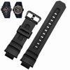 Pulseira Para Casio G-Shock Relógio de Silicone com Masculino AWG-M100/M101 AW-590/591/5230/G-7700/7710 Pulseira Preta à Prova d'Água