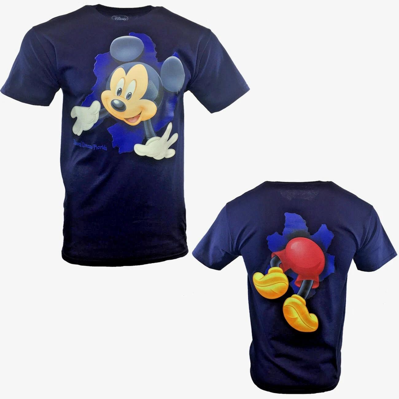 

Disney T shirt MICKEY MOUSE Tee -Size Small -DISNEY DREAMS FLORIDA -Navy- NEW S