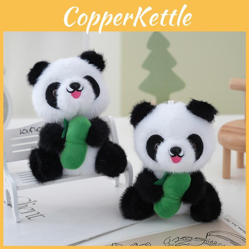 Bamboo Adorable Panda Plush Toy Keyring Key Chain Backpack Pendant Kids Gift