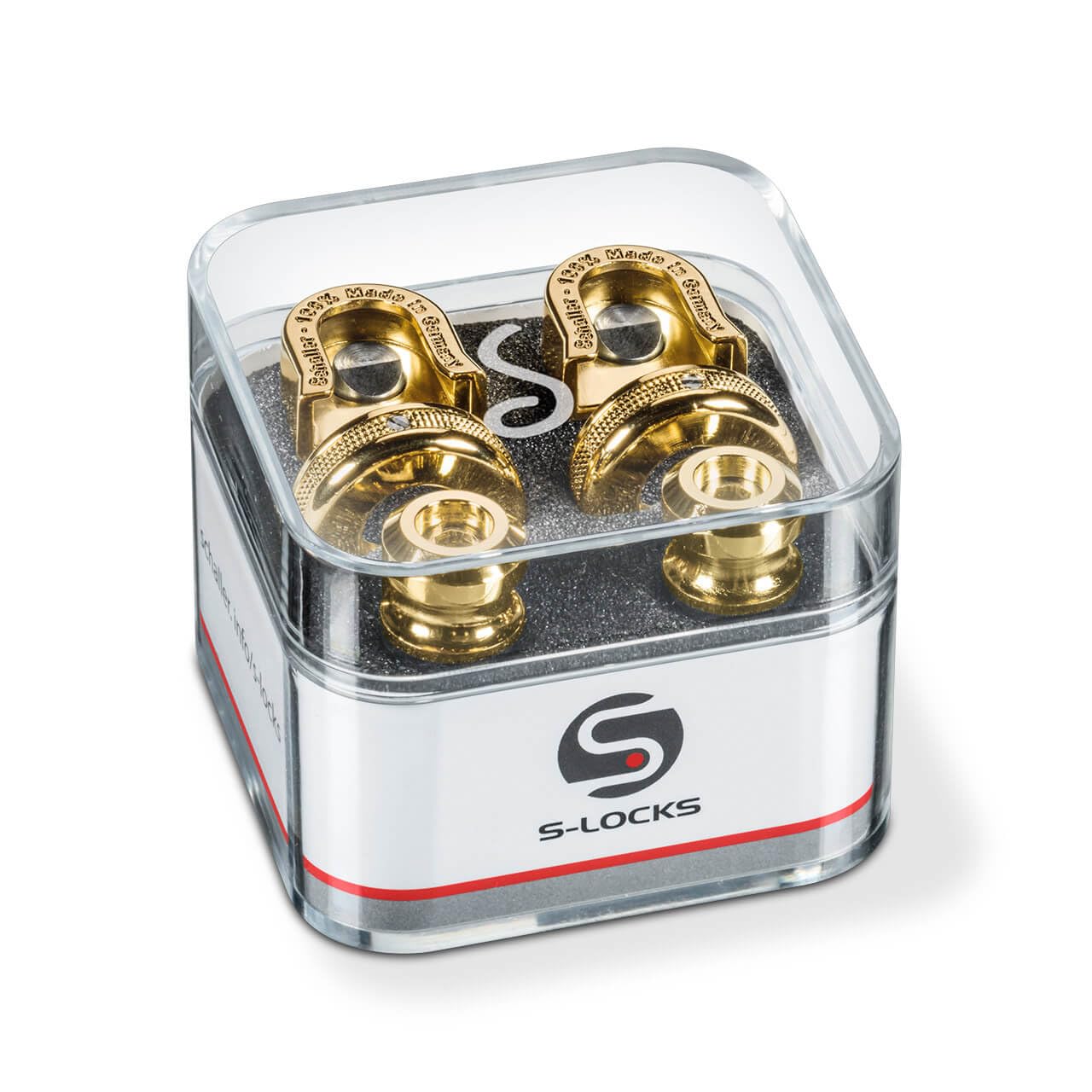 

Schaller S-Locks Gold Strap Locks (Pair) #14010501 (Authentic Japanese Product)