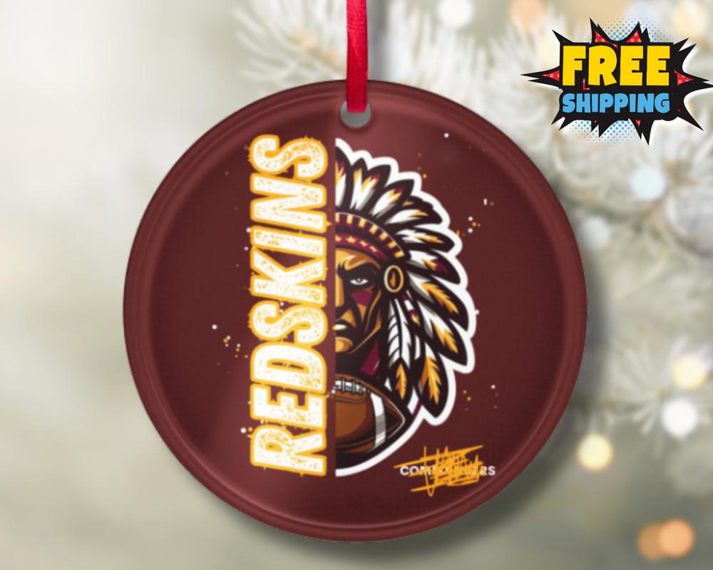 NEW Washington Redskins Ornament Anti Washington Commanders Football XMAS Unisex T-Shirt S