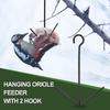 Metal Hummingbird Feeder Hanging Hook Pet Food Storage Rack Fruit Bird Feeder  Yard Porch