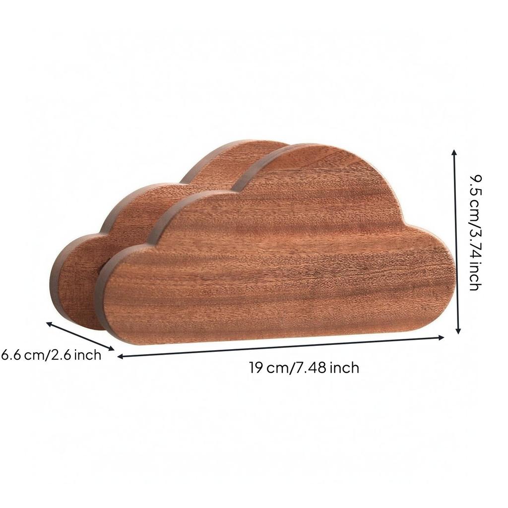 fluffyShaped Wooden Rack Durable Board Stand Easy to Clean