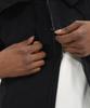 Kallapataleu Nylon Taslan Offset Zip Pocket Half Shirts - Black