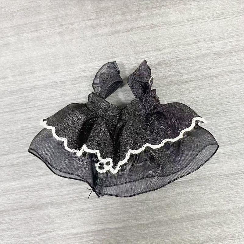 Stylish Doll Mini Outfits Striped Overalls Featuring Various Colorful Patterns