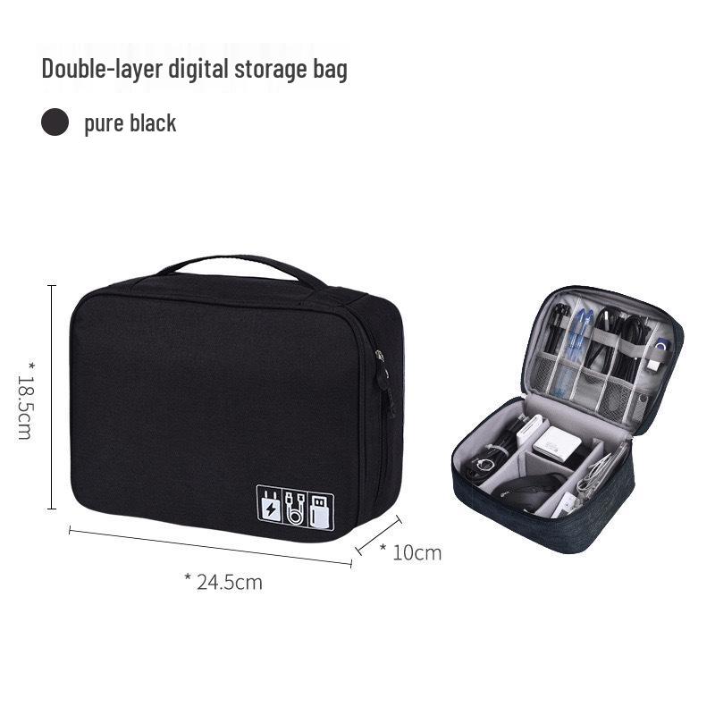 Portable Large Capacity Waterproof Multi-Functional Storage Bag for Electronics & Makeup