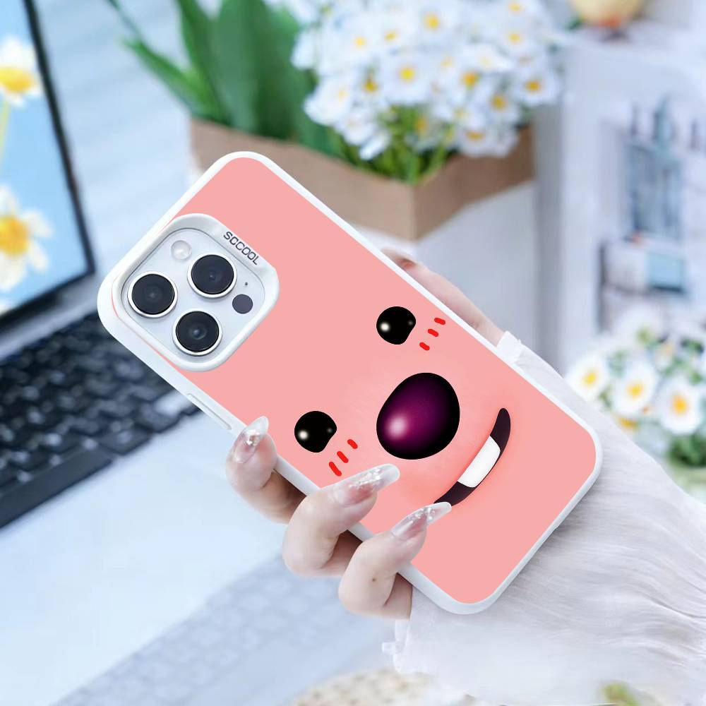 Cute Cartoon K-loopy Phone Case For iPhone 17,16,15,14,13,12,Pro MAX Black Matte Shockproof Cover