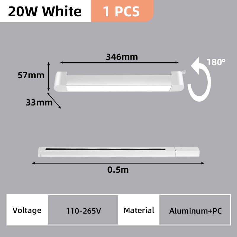 New Track Lights Aluminum Ceiling Track Light Floodlight Lamp 110-220V Light Track Rail  Indoor Life Clothing Store Home Decor