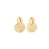 Exaggerated round big earrings fashion personality temperament geometric retro cold wind advanced sense stud earrings women