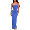 New Women's Evening Dress Dress Sexy Women's Long Skirt Hip-wrapped Slim Backless Summer American Black