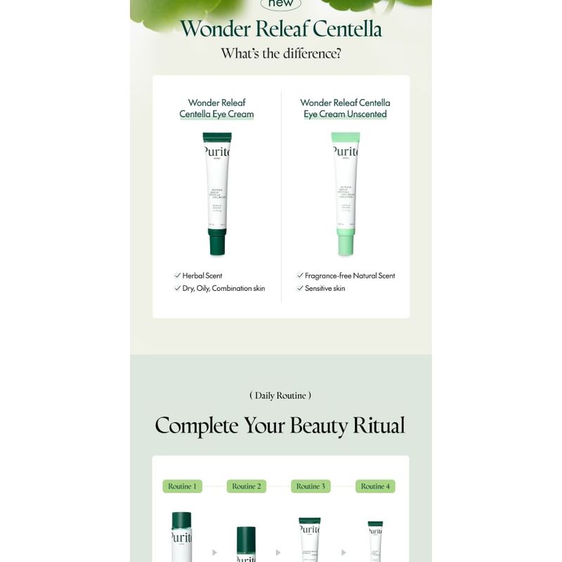 Purito SEOUL - Wonder Releaf Centella Eye Cream