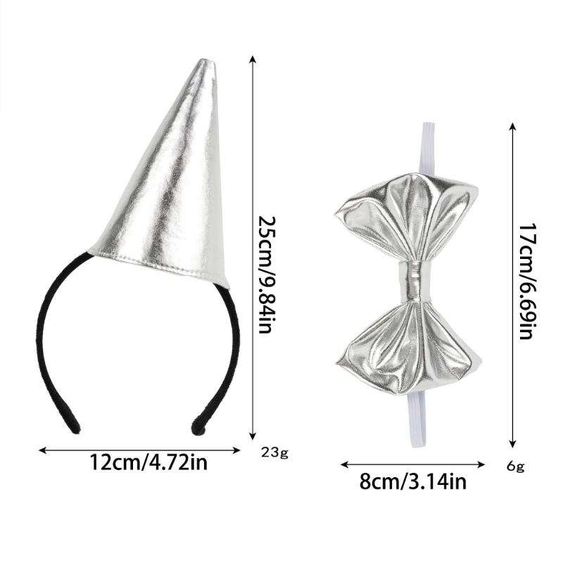 Plåtmannen Hatt Huvudbonad Fluga Rollspelsaccessoarer För Kostymfester Scenföreställningar Vuxna Barn Halloweenfest Rekvisita