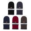 Winter Thickened Knitted Hat For Men Fleece Lined Warm Neck Thickened Warm Windproof Cold-Resistant Hat For Cold Weather Cycling