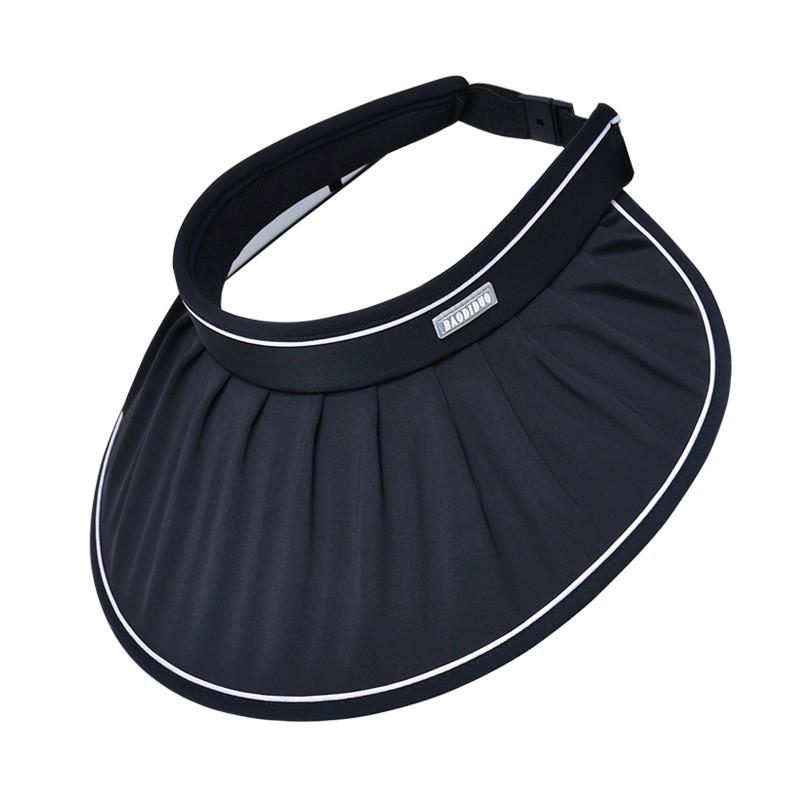 Summer Sun Protection Hat With Large Brim And Wrinkled Design For Outdoor Activities