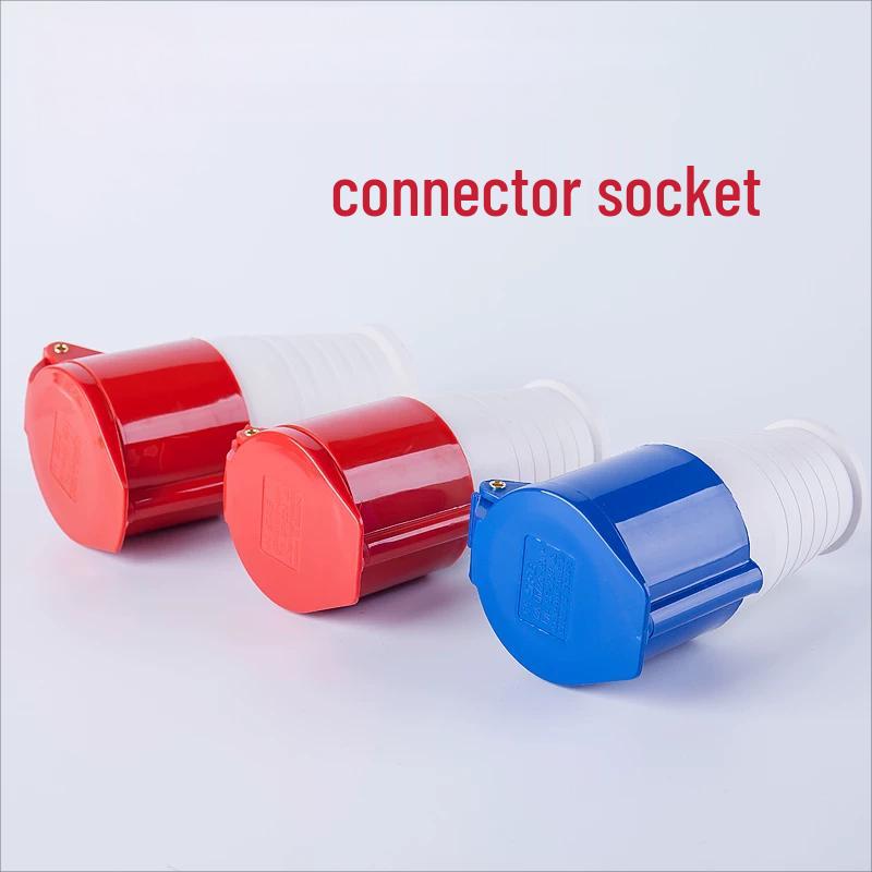 Huazheng Industrial Aviation Plug Socket CN plug (adapter included)