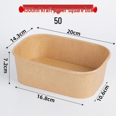 Yuduo Kraftpapier Einweg-Takeaway-Boxen