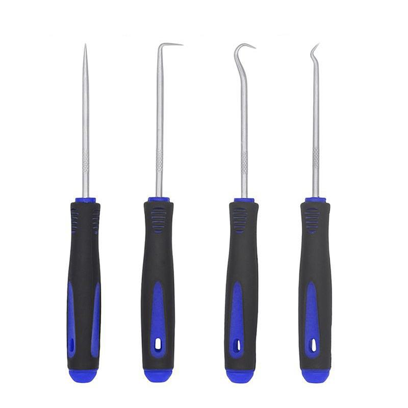 4Pcs/Set Sealing Repair Props Car Auto Vehicle Oil Seal Screwdrivers Set O-Ring Seal Gasket Puller Remover Pick Hooks Tools