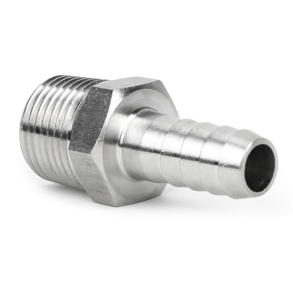 2 BUC 12in BSPT Conector Filet Masculin Fiting Țeavă Racord Barb Cuplaj Rapid(BSPT 12in