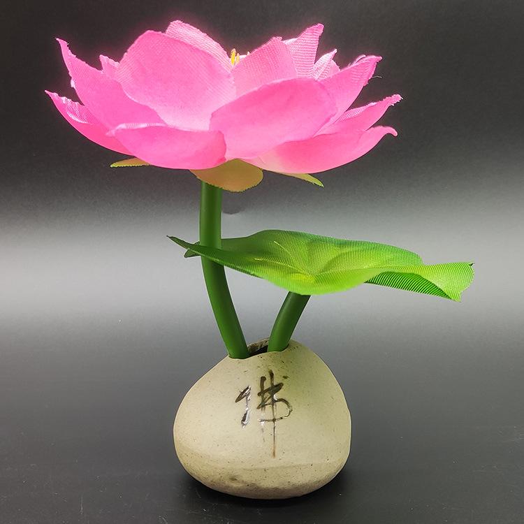 Buddhist Altar Offering Lotus Flower Home Decoration Ornament