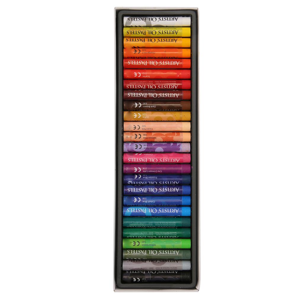 25 Colors Oil Pastels Set Professional Vibrant Creamy Soft Oil Pastels for Artists Beginners Student