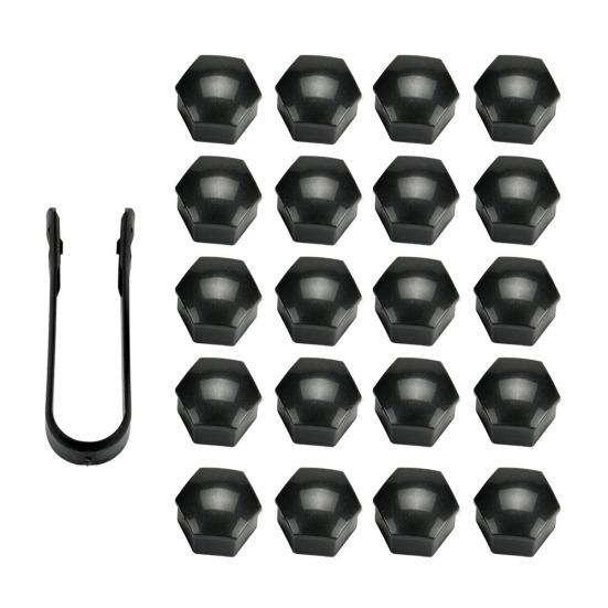 

20 шт., защитная крышка болта центральной гайки автомобильных шин для Tesla Model 3 XS чёрный