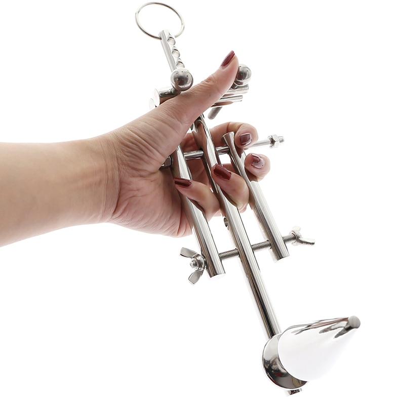 Ultimate Male Lockdown Multi Functional Stainless Steel Chastity Metal Anal Plug  Chastity Toys