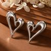 Simple Fashion Heart Shaped Stud Earrings For Women Jewelry