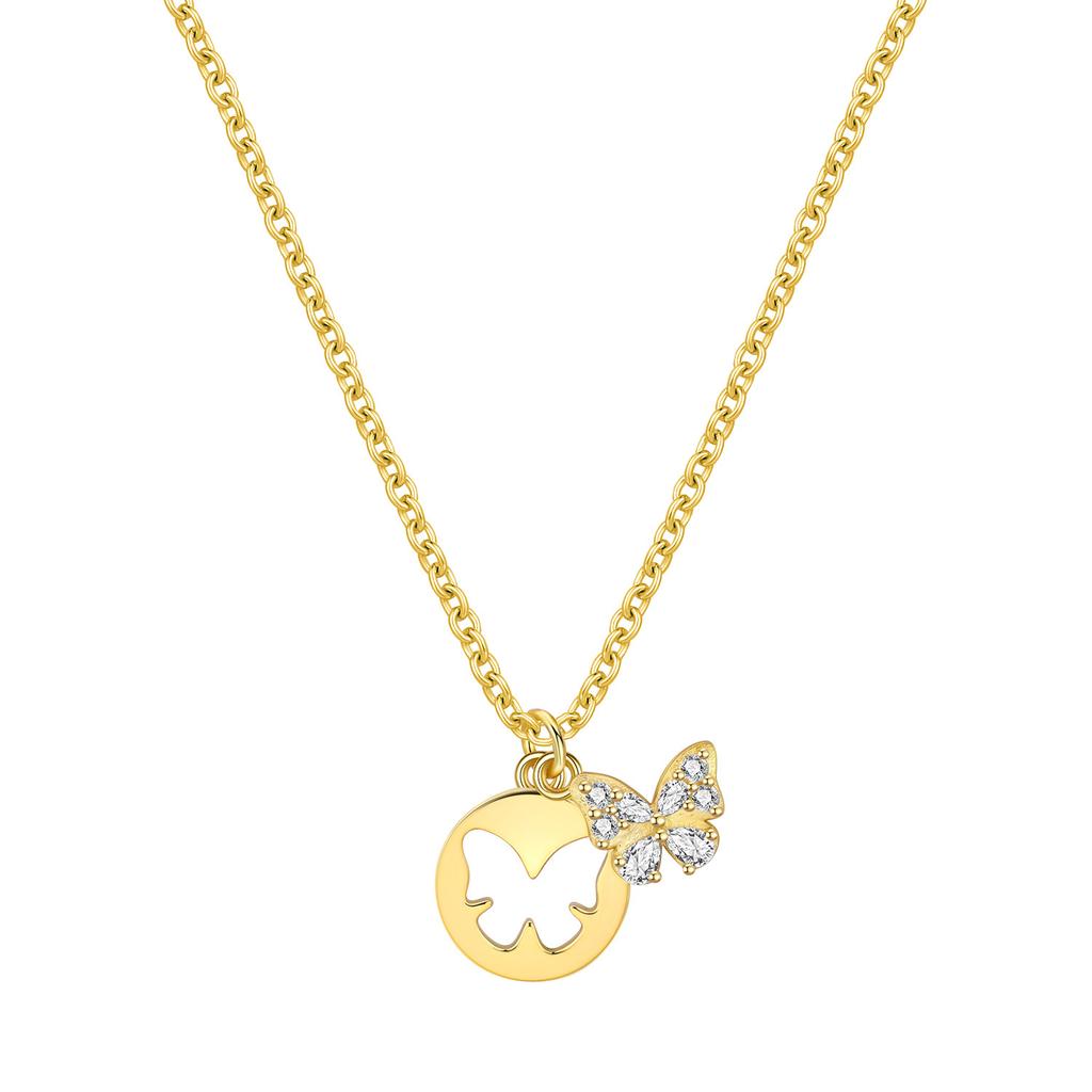 Orstarry S925 Silver Exquisite Star Moon Y-shaped Chain Pendant Necklace for Women Birthday Gifts Fashion Fine Jewelry