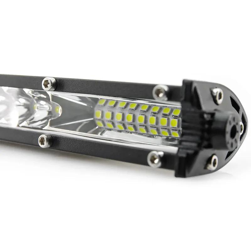10/20 Zoll LED-Lichtleiste LED-Arbeitsdachleuchten 12V 24V Flutlicht Spotstrahl Fahrleuchten Nebelscheinwerfer für Jeep LKW Anhänger 4x4 Offroad