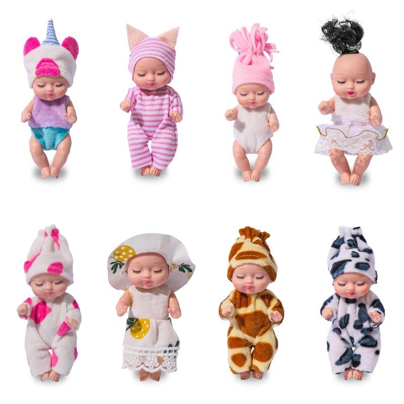 Reborn Sleeping Doll Girl Pvc Bjd Toy With Adjustable Joints And Soft Clothes