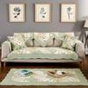 Splice Grid Flowers Sofa Cushion Towel Cotton Non-slip Kids Pet Sectional Sofa Cover Couch Seat Mat for Living Room Home Decor