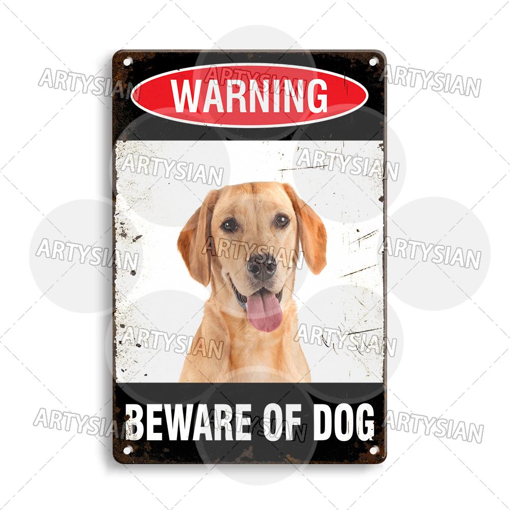 Beware Of Dogs Metal Sign Bichon Bulldog Schnauzer Pit Bull Shar Pei Chihuahua Maltese Greyhound Cairn Staffordshire Great Dane