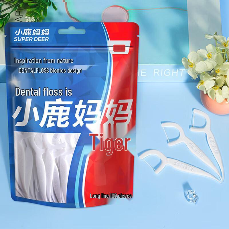Little Deer Mom Deep Cleaning Dental Floss Picks