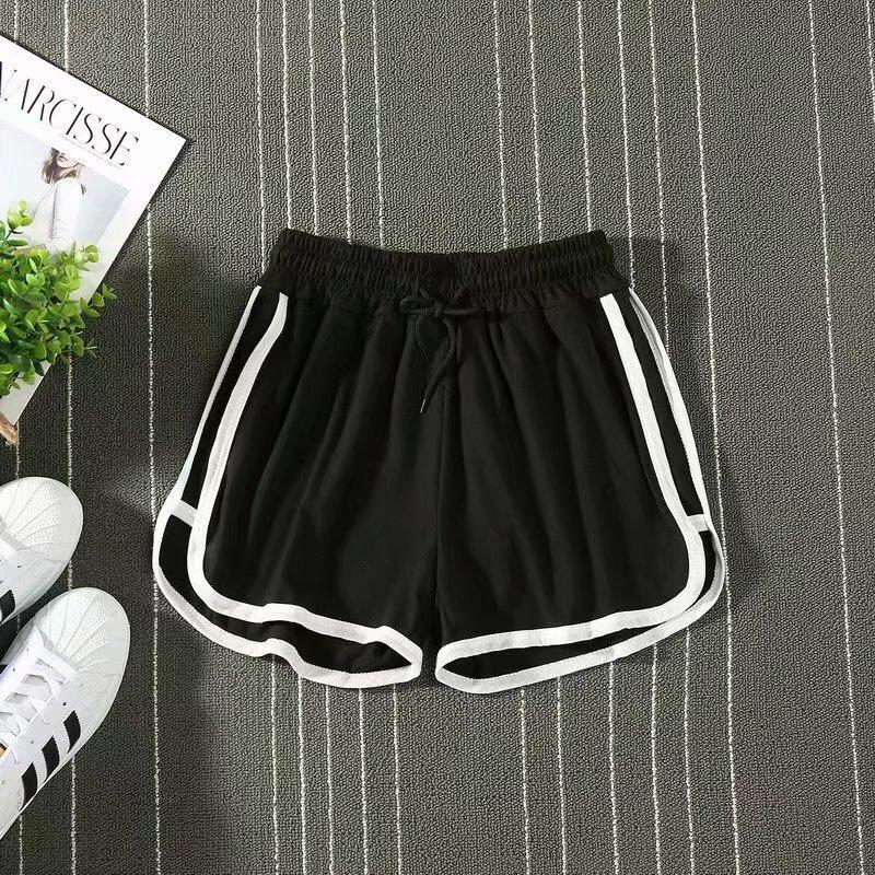 Summer Ripped Rough Edge Denim Shorts Women's Large Size High Waist Wide Leg Hot Pants Tide