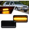 2Pcs Amber LED Side Marker Light for VW Golf III Vento 1992-1995 for Seat Ibiza II Toledo Cordoba 1993 1994 Front Fender Indicator Turn Signal Lights