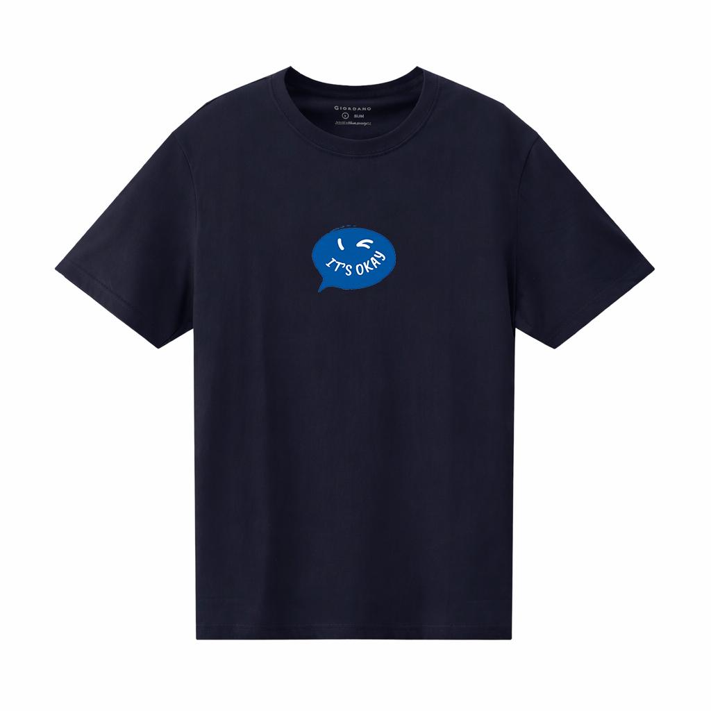 Giordano Men's Cotton Short Sleeve Print Tee