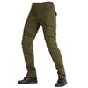 Men's Slim Fit Four Seasons Motorcycle Cargo Pants - Black, Multi-Pocket Riding Jeans