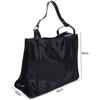 College Student Black Tote Bag Underarm Bag Large Handbag Trendy PU Leather Shoulder Bag  Shopping