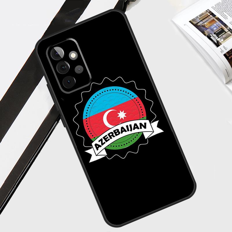Azerbaijan Flag Coat of Arms Case For Samsung Galaxy A55 A35 A15 A56 A36 A26 A16 A06 A54 A34 A14 A12 A22 A32 A52 A13 A53