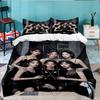 Kpop idle 3pcs Bedding Set,Including 1pc Duvet Cover And 2pcs Pillowcases Perfect Gift for Christmas,Ideal for Bedroom, Dormitory