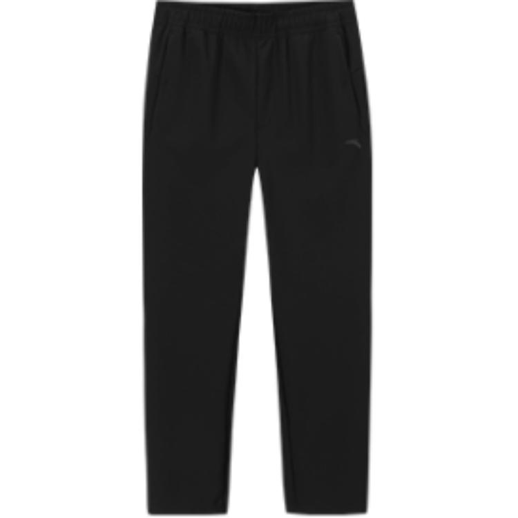 

Anta Comfortable Solid Color Fleece Versatile Sports Long Pants Men bottoms Black 152517307N-3 4XL