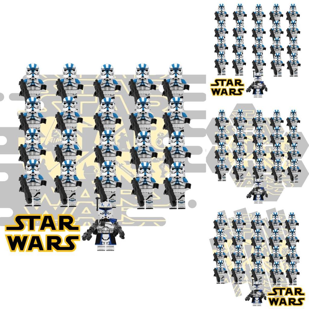 21pcs Building Blocks Toy Robot For Creative Play Compatible With Lego Star Wars Series