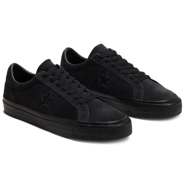 One Star Converse Pro Low 'Triple Black' 166839C