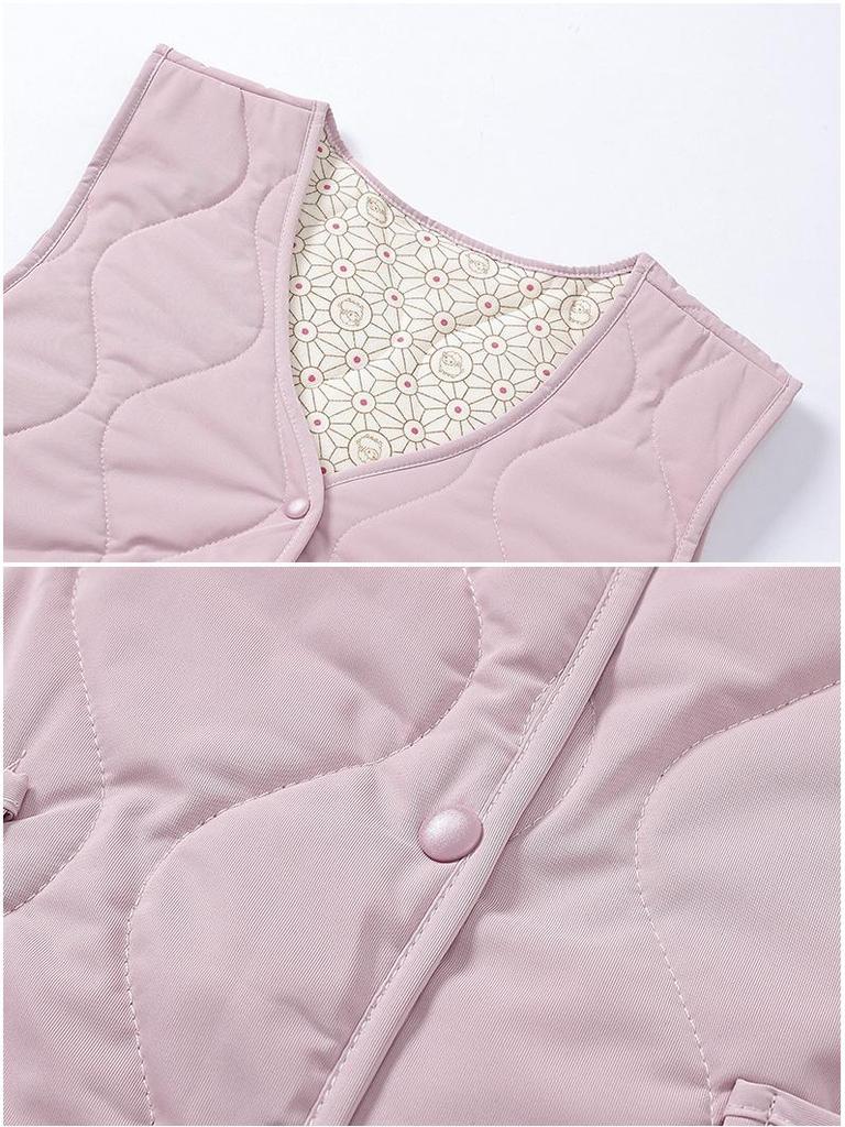 Women's Thickened Cape Vest for Autumn/Winter 2025 - Stylish and Warm for Middle-Aged and Elderly